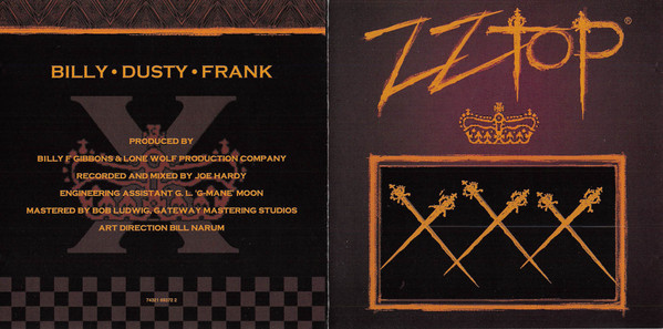ZZ Top  XXX : Front + Inlay